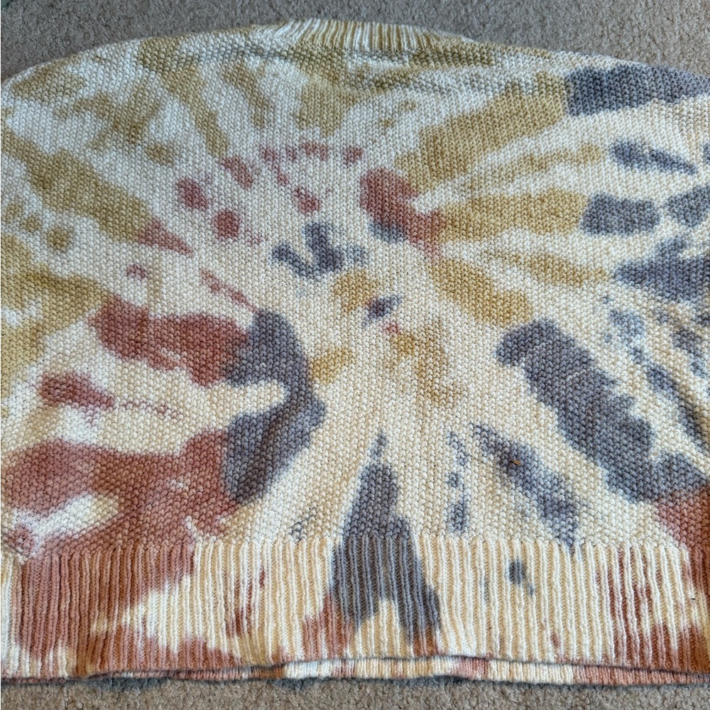 Tie-Dye Knit Sweater
